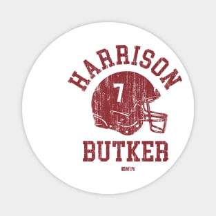 Harrison Butker Kansas City Helmet Font Magnet